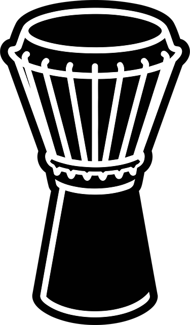 Free djembe african drum goblet drum vector