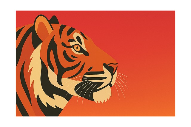 Free tiger wild cat wildlife illustration