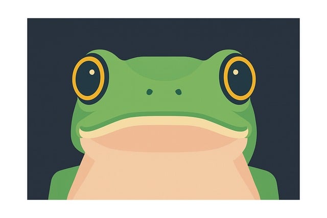 Free frog green frog cute frog vector