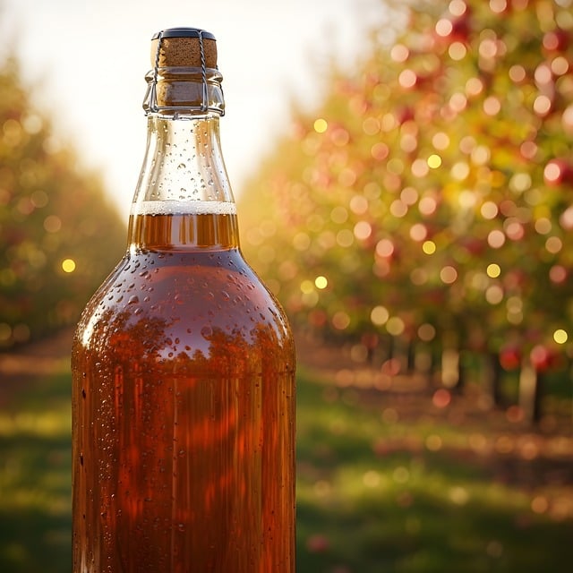 Free apple cider bottle clear illustration