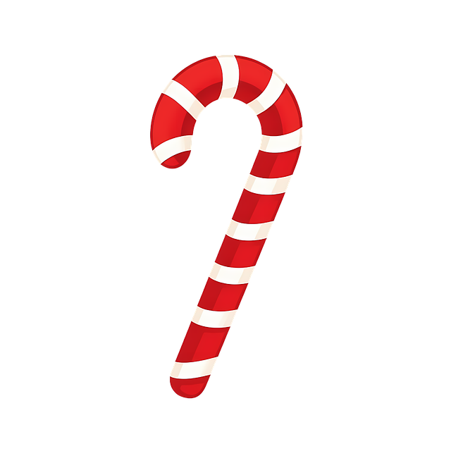 Free candy cane peppermint candy christmas candy illustration