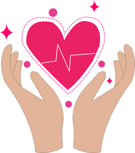 Free heart health care illustration