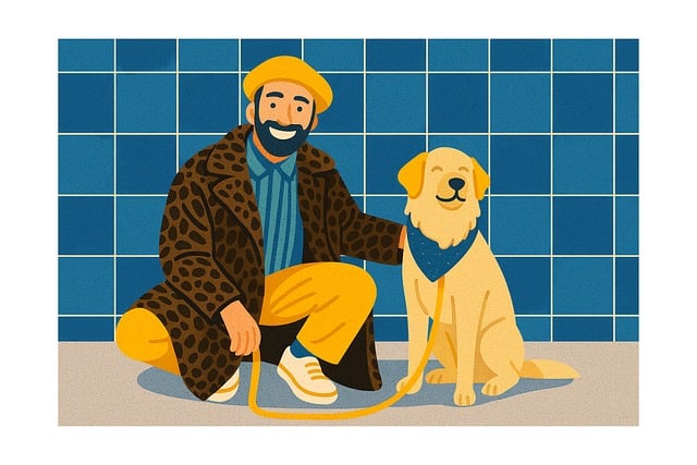 Mand, Hund, Kæledyr, Ejer, Venskab, By