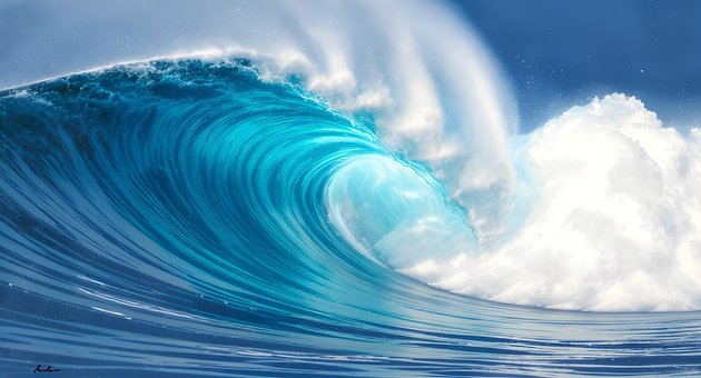 Free Waves Ocean illustration and picture