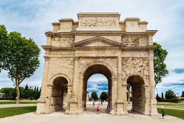 Free Arc De Triomphe Orange photo and picture