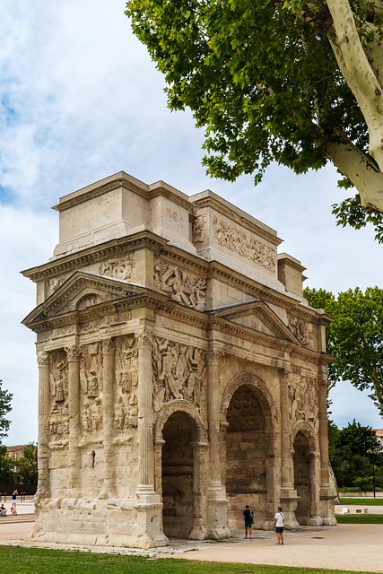 Free Arc De Triomphe Orange photo and picture