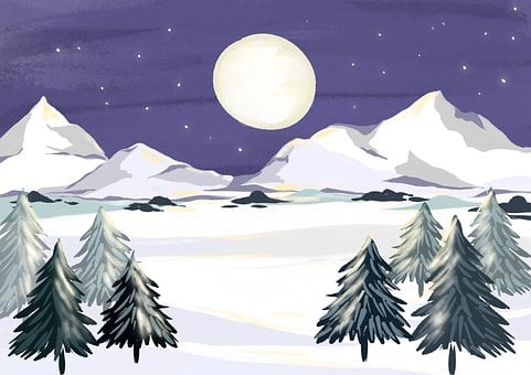 Free Winter Mountains photo and picture