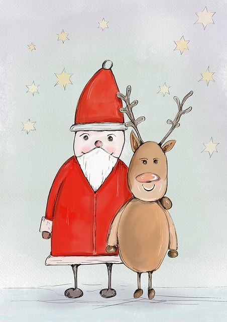 Free Santa Claus Reindeer photo and picture