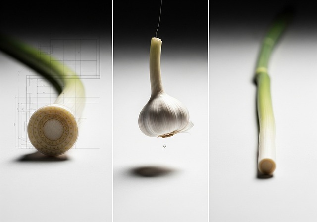 Free Green Garlic illustration and picture