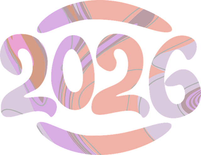 Nye År, Pastelfarver, Typografi