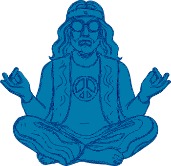 Meditasjon, Hippie, Fredssymbol