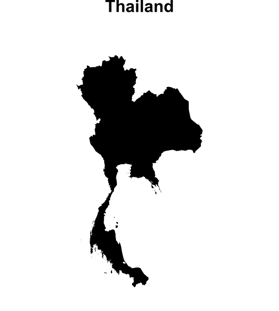 Free Thailand Map Thailand vector and picture
