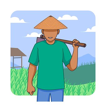 Yrke, Okkupasjon, Indonesia, Flat, Bonde