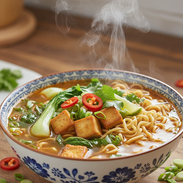 Free noodle soup ramen soup illustration