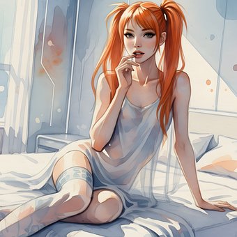 Free Woman Sensual illustration and picture