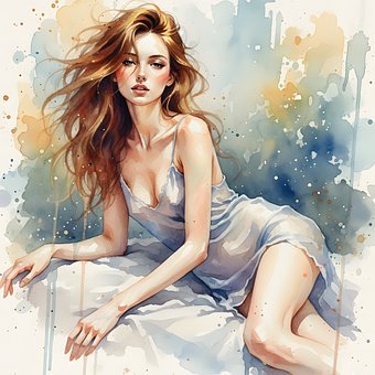 Free Watercolor Art illustration and picture