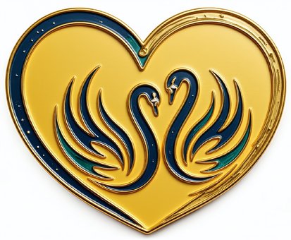 Schwäne, Vögel, Herz, Liebe, Paar