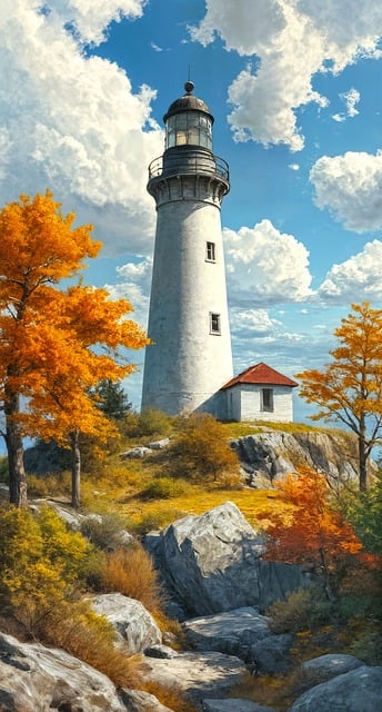 Leuchtturm, Küsten, Küste, Meer, Ozean