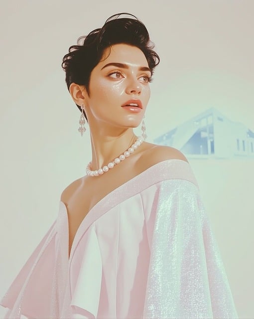 Frau, Porträt, Mode, Schönheit, Schmuck