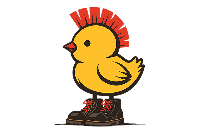 Free punk chick illustration cute punk art chick character design illustration