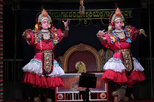 Traditionelle Tänzer, Indische Tänze