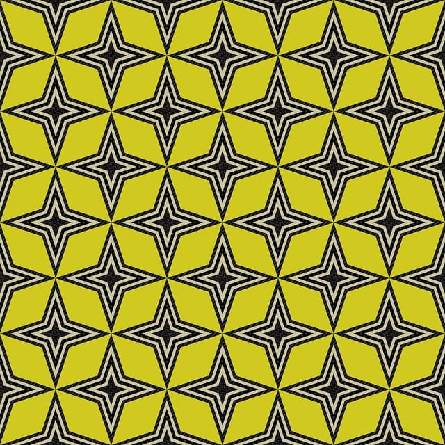 Free star stars pattern illustration