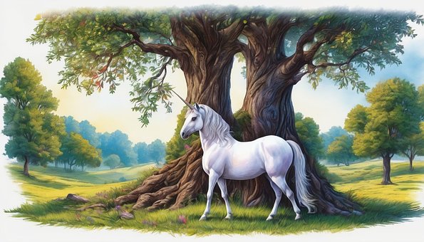 Free Unicorn Fantasy illustration and picture