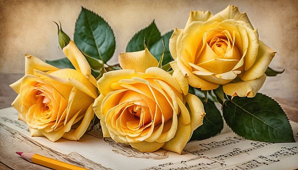 Free Roses Flower photo and picture