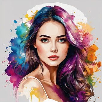 Free Woman Girl illustration and picture