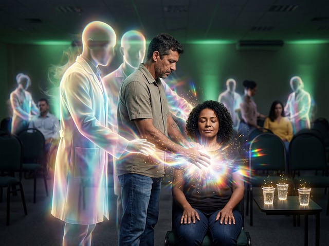 Free spiritual healing session spiritual energy healing medium illustration