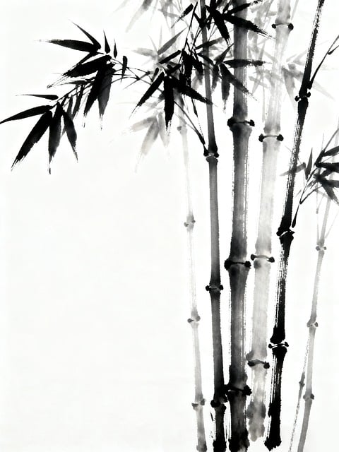 Free Bamboo Ink Painting illustration and picture