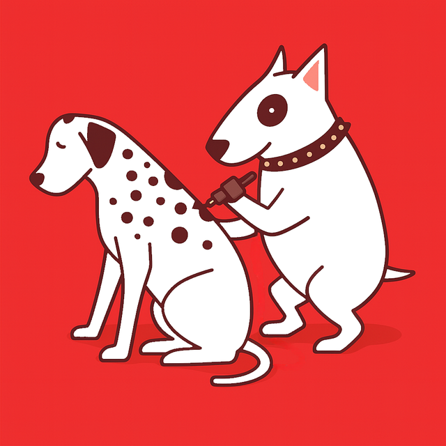 Free funny dog illustration dalmatian cartoon bull terrier art vector