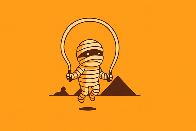 Free mummy illustration cute mummy cartoon egypt themed art vector