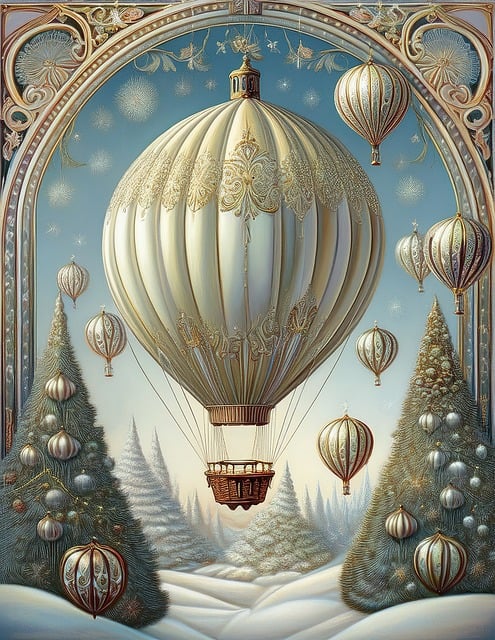 Jul, Vinter, Helligdage, Ballonflyvning