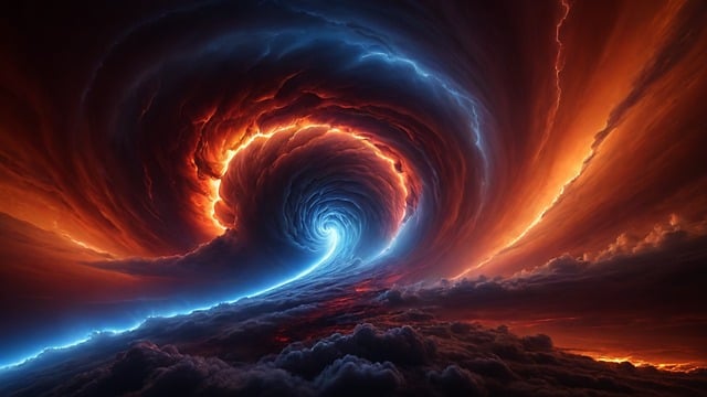 Free ai cosmic clouds illustration