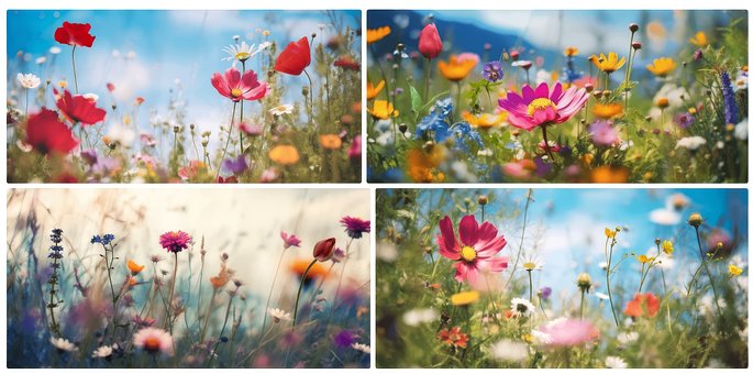 Blumen, Wiese, Natur, Blume, Mohn, Blüte