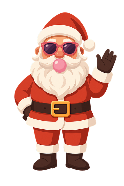 Cooler Weihnachtsmann