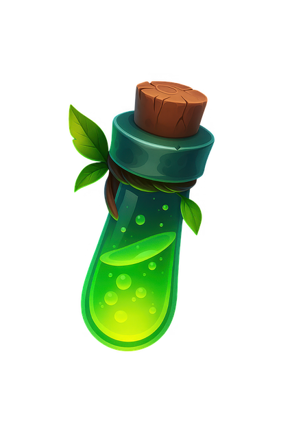 Free potion bottle magic illustration