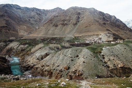 Krajina, Zanskar, Ladakh, Mongol, Hory