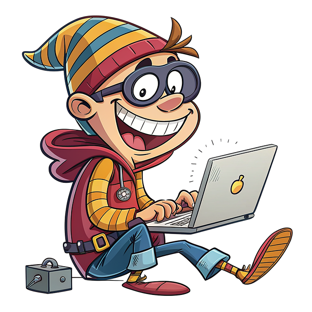 Free hacker animation computer illustration