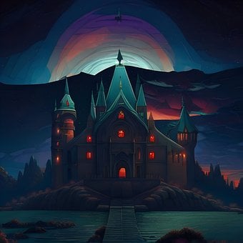Free Castle Dark illustration and picture