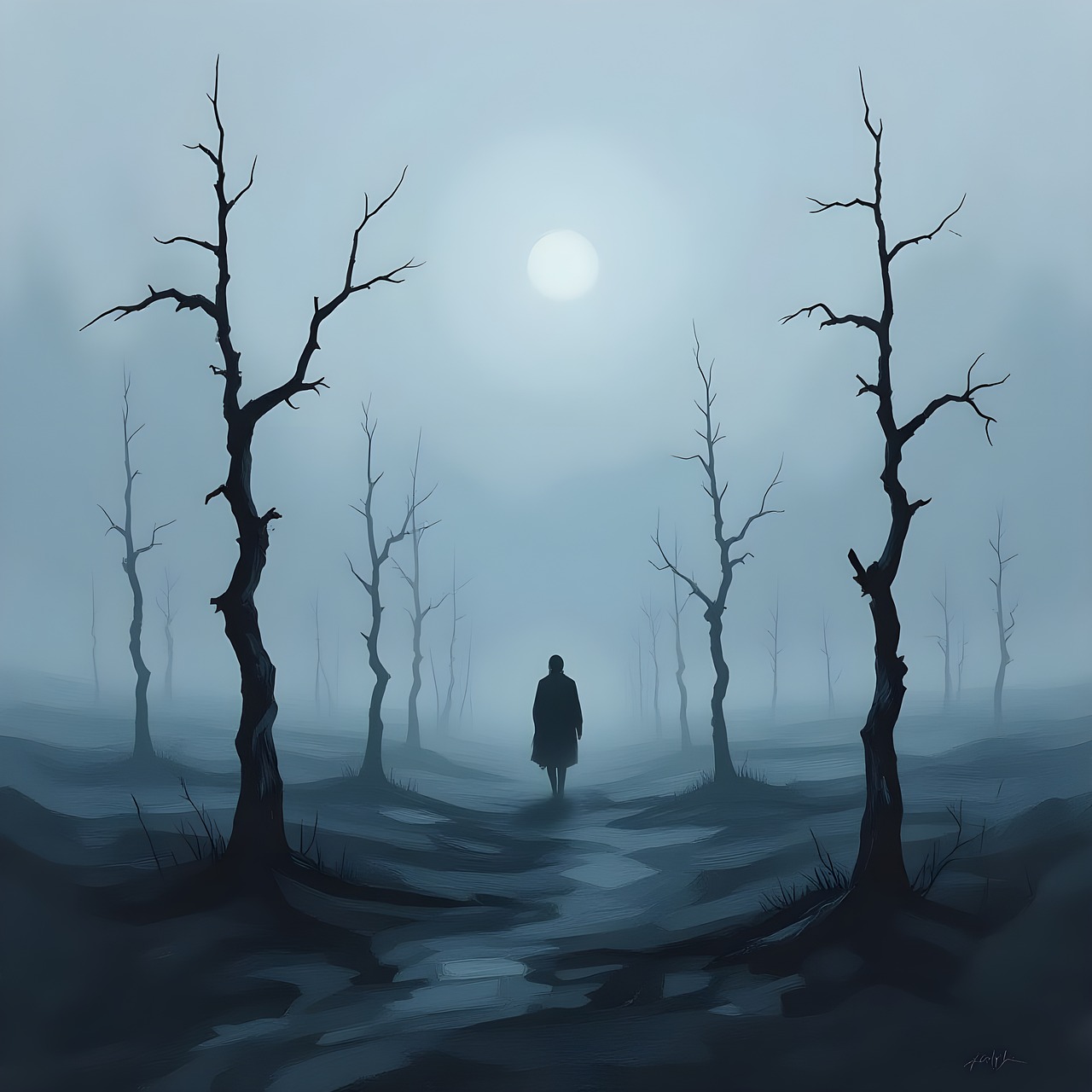 Download Trees, Fog, Forest. Royalty-Free Stock Illustration Image ...