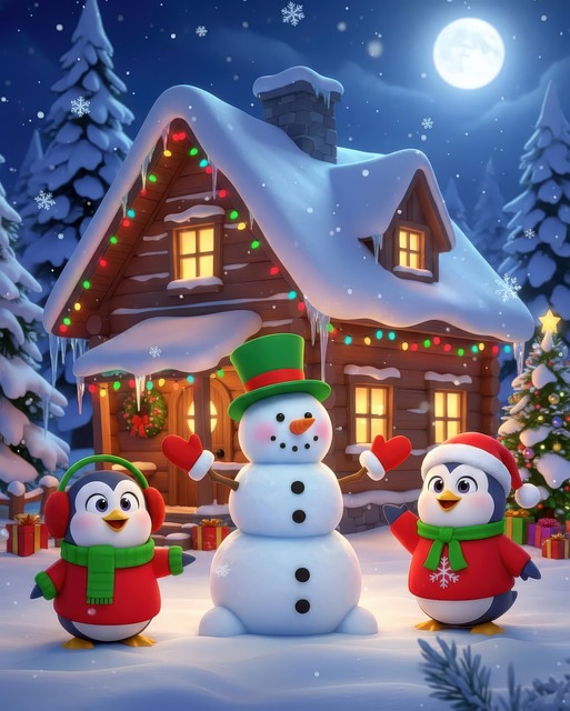 Free Christmas Cartoon illustration and picture