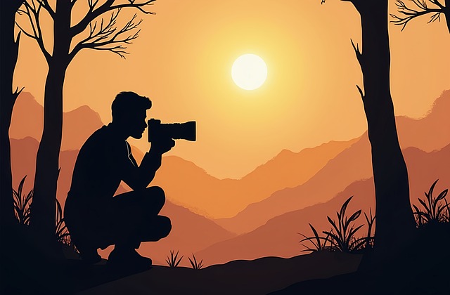 Free Silhouette Photographer illustration and picture