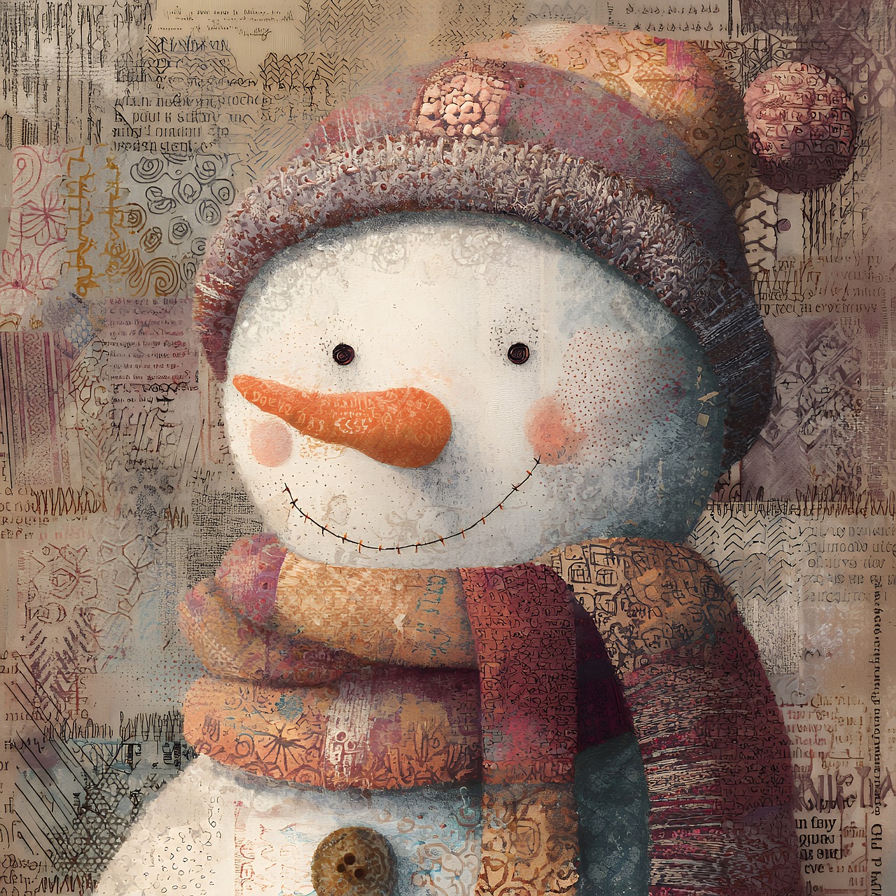 Download Snowman, Winter, Snow. Royalty-Free Stock Illustration Image ...