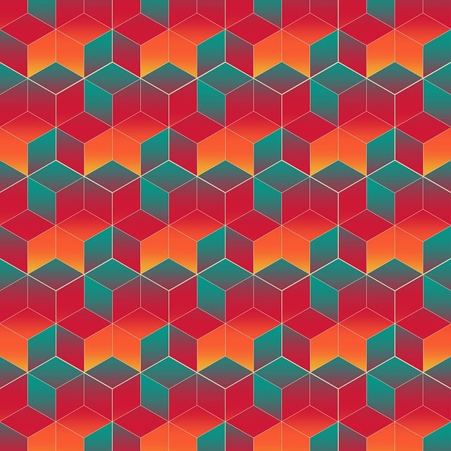 Free hex pattern grid illustration