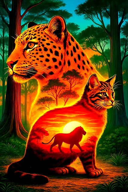 Free Tiger Leopard illustration and picture