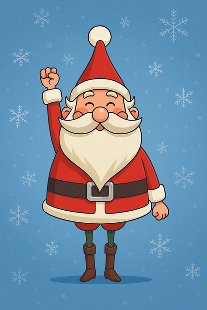 Free christmas santa claus snow vector