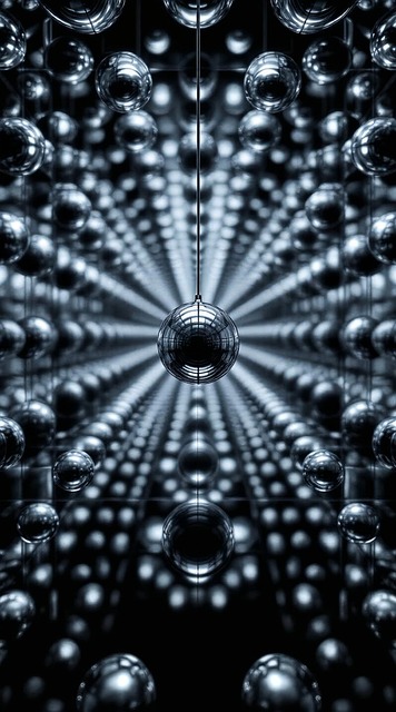 Free pendulum infinity mirror illustration
