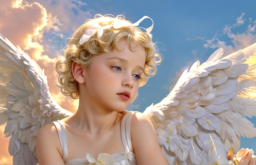 Free Child Angel illustration and picture